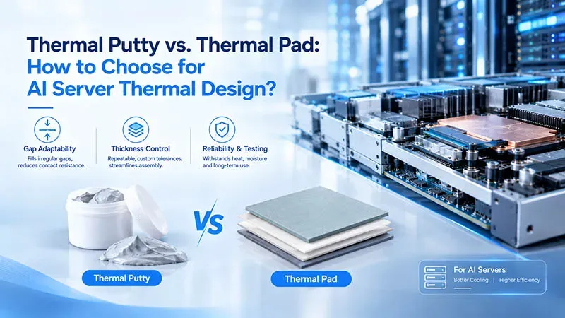 Thermal Putty vs Thermal Pad for AI Server